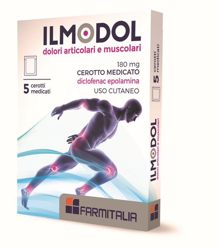ILMODOL DOLORI ART 180 MG CEROTTO MEDICATO 5 CEROTTI IN BUSTINA IN PAP/PE/AL/EMAA