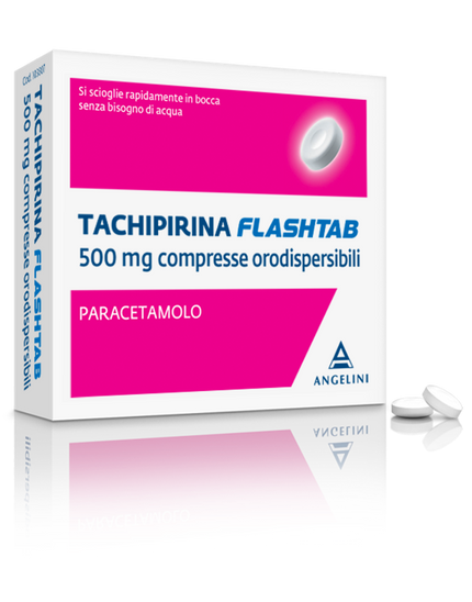 TACHIPIRINA FLASHTAB 500 MG COMPRESSE ORODISPERSIBILI 16 COMPRESSE IN BLISTER
