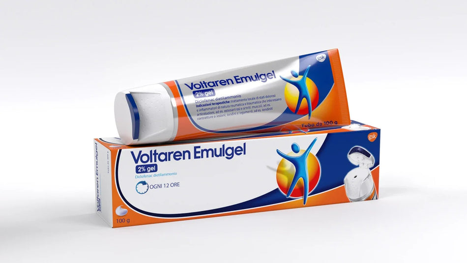 VOLTAREN EMULGEL 2% GEL TUBO DA 100G IN LDPE/AL/MISCELA DI LLDPE-HDPE ADDITIVO ANTIBLOCCAGGIO MASTERBATCH - Farmaspeed