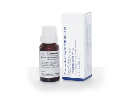 CHAMOMILLA CUPR 3 DH ORAL DROPS SOLUTION 1 GLASS DROPPER BOTTLE 20 ML