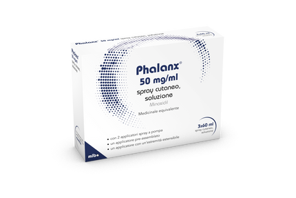 PHALANX 50 MG/ML SPRAY CUTANEO SOLUZIONE 3 FLACONI IN HDPE DA 60 ML CON 2 APPLICATORI