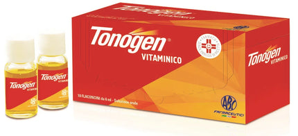 TONOGEN VIT POLVERE E SOLVENTE PER SOLUZIONE ORALE FLACONE CON TAPPO SERBATOIO - Farmaspeed