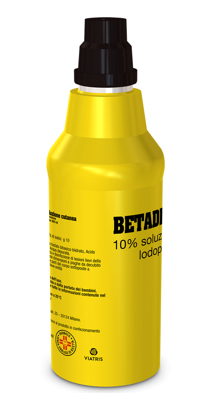 BETADINE 10% SOLUZIONE CUTANEA 1 FLACONE HDPE DA 500 ML