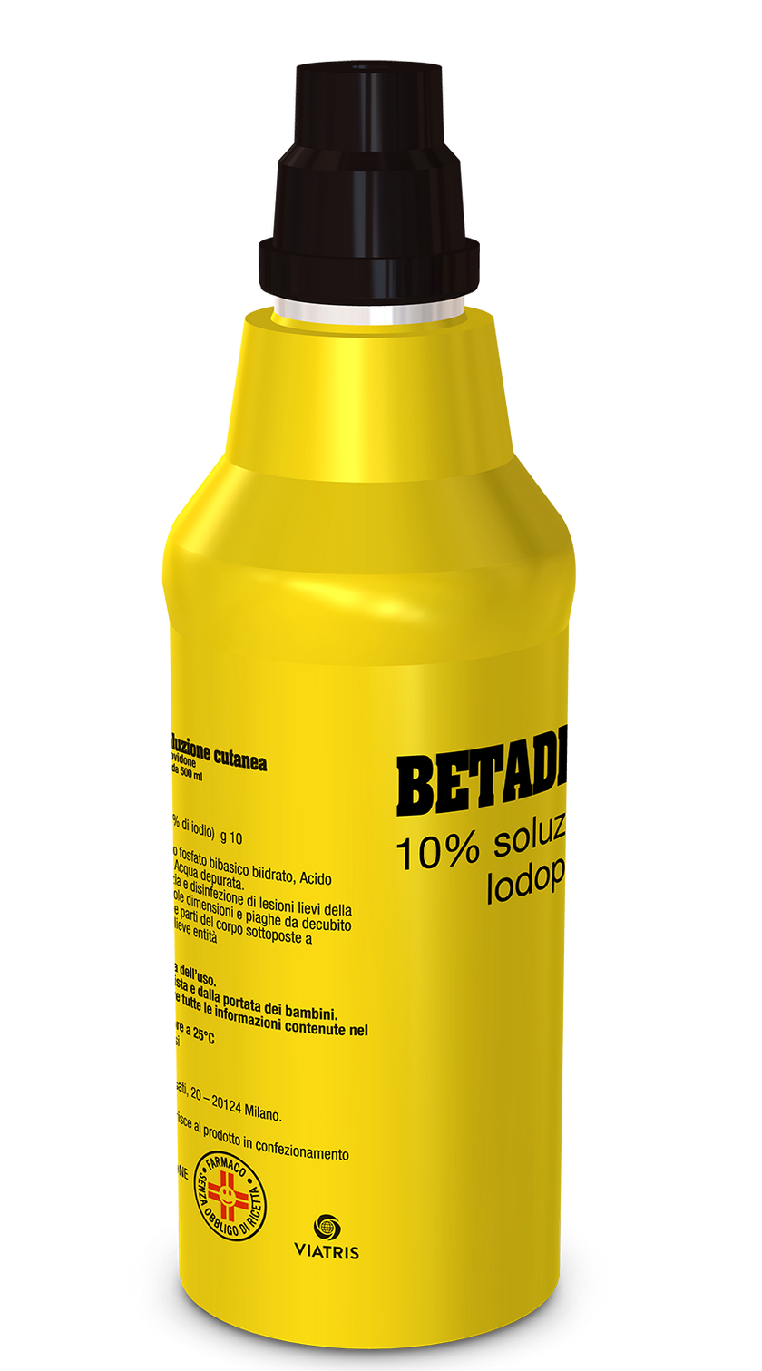 BETADINE 10% SOLUZIONE CUTANEA 1 FLACONE HDPE DA 500 ML