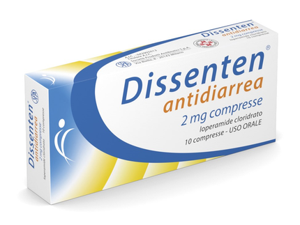 DISSENTEN ANTIDIARREA 2 MG COMPRESSE 10 COMPRESSE IN BLISTER PVC/AL