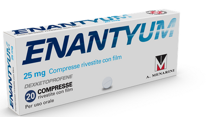 ENANTYUM 25 MG COMPRESSE RIVESTTIE CON FILM 20 COMPRESSE IN BLISTER ACLAR/AL
