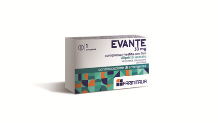 EVANTE 30 MG COMPRESSE RIVESTITE CON FILM 1 COMPRESSA IN BLISTER PVC/PVDC/AL