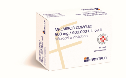 MACMIROR COMPLEX 500 MG + 200.000 UI CAPSULE MOLLI VAGINALI 12 CAPSULE IN BLISTER AL/PVCPVDC