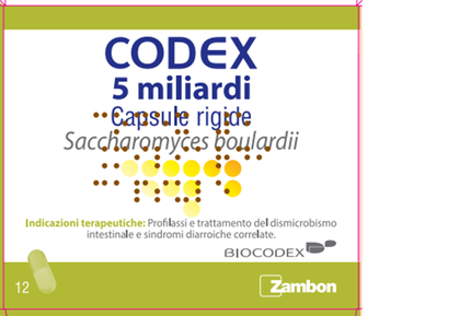 CODEX 5 MILIARDI CAPSULE RIGIDE, 12 CAPSULE IN BLISTER PVC/AL