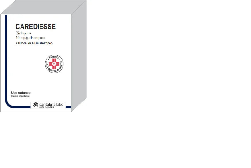 CAREDIESSE 10 MG/G SHAMPOO 2 FLACONE LDPE 60 ML - Farmaspeed