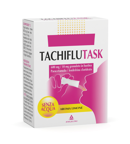 TACHIFLUTASK 600 MG/10 MG GRANULATO IN BUSTINA 10 BUSTINE PET/AL/PE