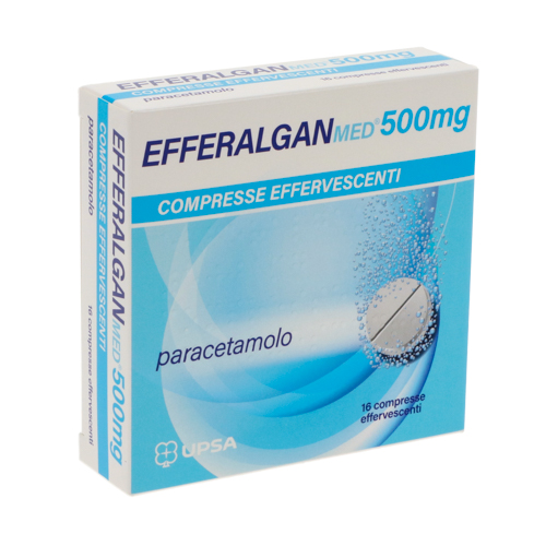 EFFERALGANMED 500 MG COMPRESSE EFFERVESCENTI, 16 COMPRESSE