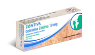 CETIRIZINA ZENT 10 MG COMPRESSE RIVESTITE CON FILM 7 COMPRESSE IN BLISTER PVC/PVDC/AL - Farmaspeed