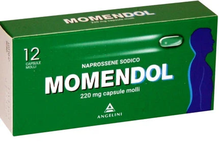 MOMENDOL 220 MG CAPSULA MOLLE 12 CAPSULE IN BLISTER PVC/PCTFE/AL - Farmaspeed