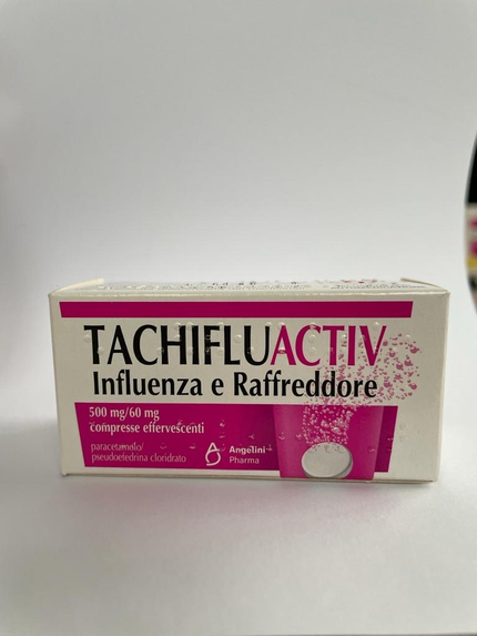 TACHIFLUACTIV INFL RAFFR 500 MG/60 MG COMPRESSE EFFERVESCENTI 10 COMPRESSE IN TUBO PP