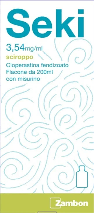 SEKI 3,54 MG/ML SCIROPPO 1 FLACONE 200 ML CON BICCHIERE DOSATORE - Farmaspeed