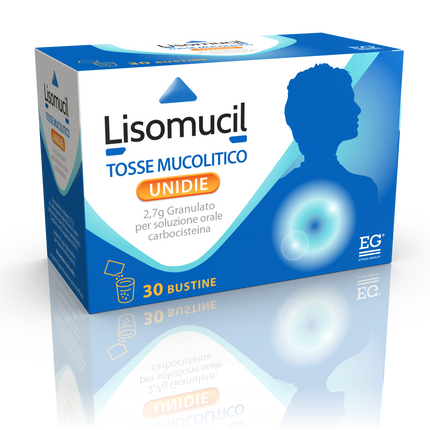 LISOMUCIL TOSSE MUC UNID 2,7 G GRANULATO PER SOLUZIONE ORALE 30 BUSTINE CARTA /AL/PE