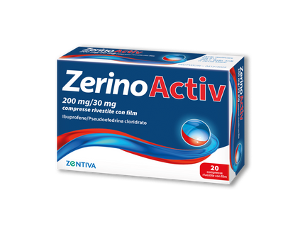 ZERINOACTIV 200MG/30MG COMPRESSE RIVESTITE CON FILM 20 COMPRESSE IN BLISTER PVC/PVDC/AL