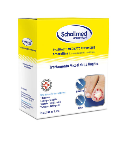 SCHOLLMED ONICOMICOSI 5% SMALTO MEDICATO PER UNGHIE 1 FLACONE DA 2,5 ML