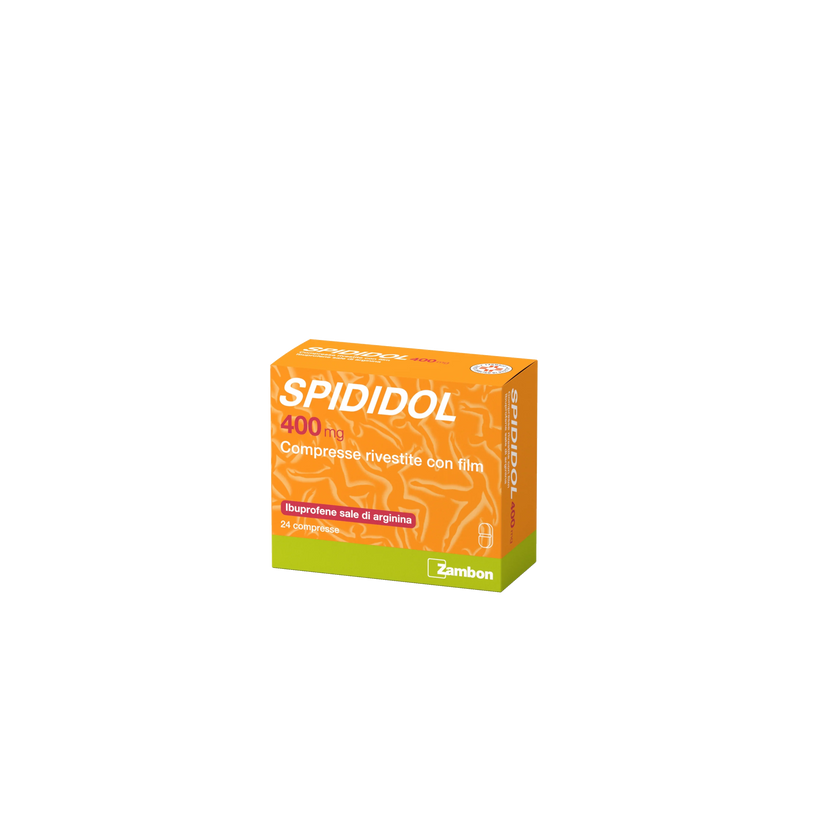 SPIDIDOL 400 MG COMPRESSE RIVESTITE CON FILM 24 COMPRESSE IN BLISTER AL/PE/PA - Farmaspeed