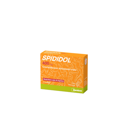 SPIDIDOL 400 MG COMPRESSE RIVESTITE CON FILM 12 COMPRESSE IN BLISTER AL/PE/PA - Farmaspeed