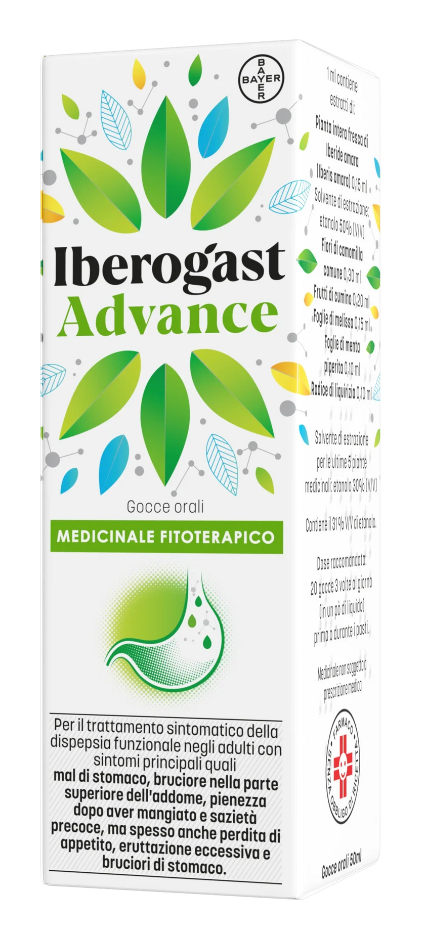 IBEROGASTADVANCE GOCCE ORALI LIQUIDO 1 FLACONE IN VETRO DA 50 ML CON APPLICATORE CONTAGOCCE - Farmaspeed
