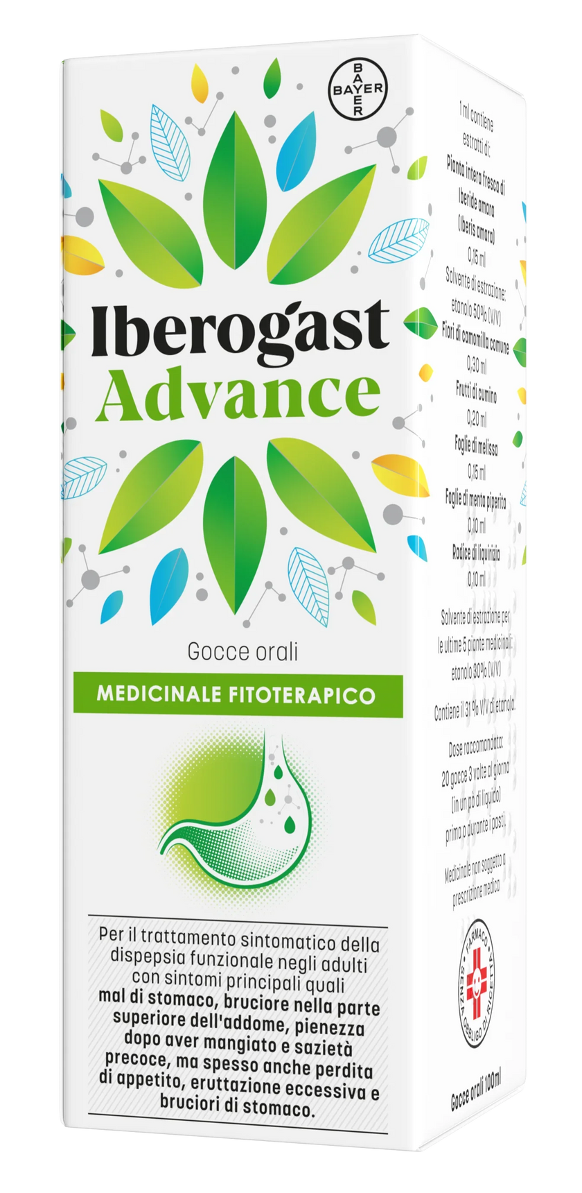 IBEROGASTADVANCE GOCCE ORALI LIQUIDO 1 FLACONE IN VETRO DA 100 ML CON APPLICATORE CONTAGOCCE - Farmaspeed