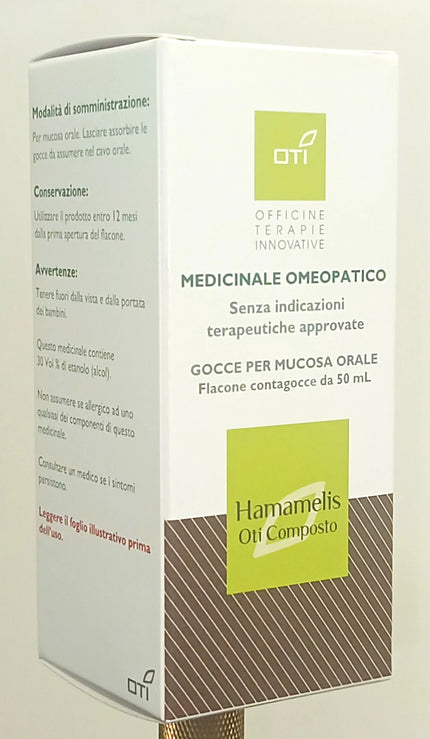 HAMAMELIS OTI GOCCE PER MUCOSA ORALE 1 FLACONE CONTAGOCCE IN VETRO IN SOLUZIONE IDROALCOLICA AL 30% V/V DA 50 ML - Farmaspeed