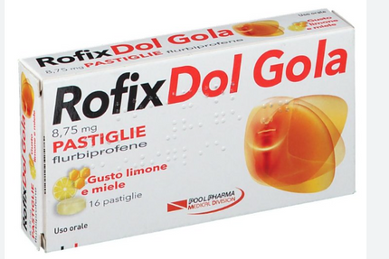 ROFIXDOL THROAT 8.75 MG LEMON AND HONEY FLAVOURED TABLET, 16 TABLETS IN BLISTER