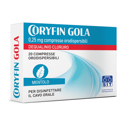 CORYFIN GOLA 0,25 MG COMPRESSE ORODISPERSIBILI 20 COMPRESSE