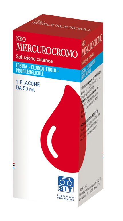 NEOMERCUROCROMO SOLUZIONE CUTANEA 1 FLACONE 50 ML - Farmaspeed