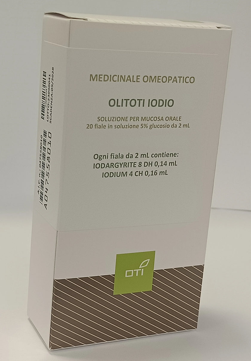 OLITOTI IODIO SOLUZIONE PER MUCOSA ORALE 20 FIALE IN VETRO IN SOLUZIONE 5% GLUCOSIO DA 2 ML - Farmaspeed