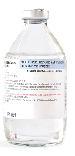 SODIO CLORURO FKI 0,9% SOLUZIONE PER INFUSIONE 1 FLACONCINO IN VETRO 250 ML