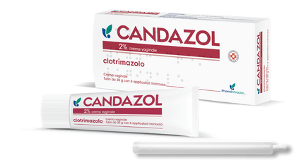CANDAZOL 2% CREMA VAGINALE 1 TUBO IN AL DA 30 G CON 6 APPLICATORI MONOUSO