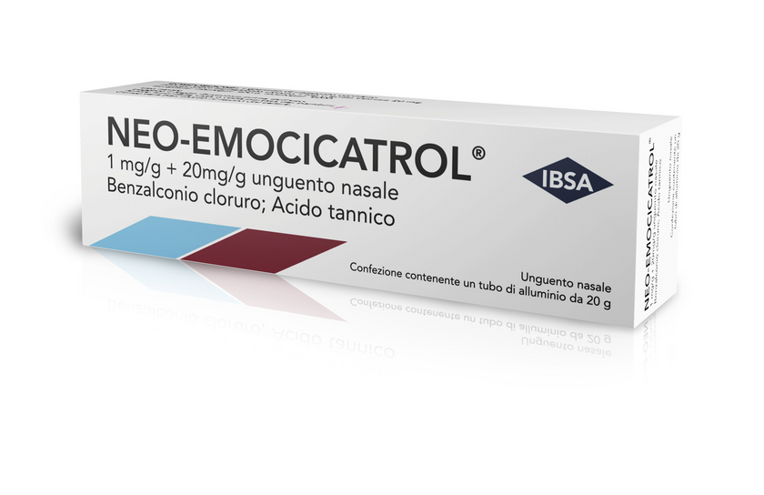 NEOEMOCICATROL 1 MG/G + 20 MG/G G UNGUENTO NASALE TUBO 20 G