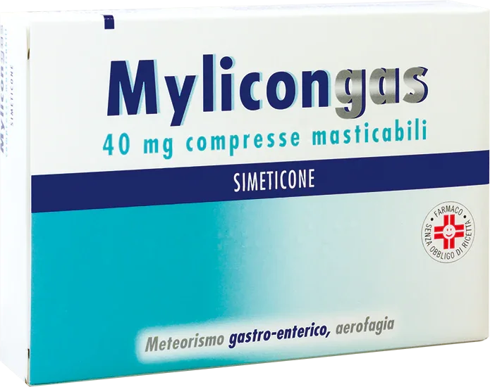 MYLICONGAS 40 MG COMPRESSE MASTICABILI 50 COMPRESSE - Farmaspeed
