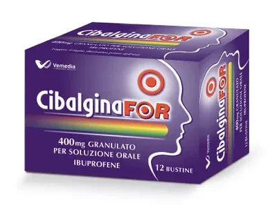 CIBALGINAFOR 400 MG GRANULATO PER SOLUZIONE ORALE IN BUSTINA 12 BUSTINE IN CARTA/PE/AL/SURLYN - Farmaspeed