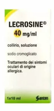 LECROSINE 40 MG/ML COLLIRIO, SOLUZIONE 1 FLACONE IN LDPE DA 10 ML
