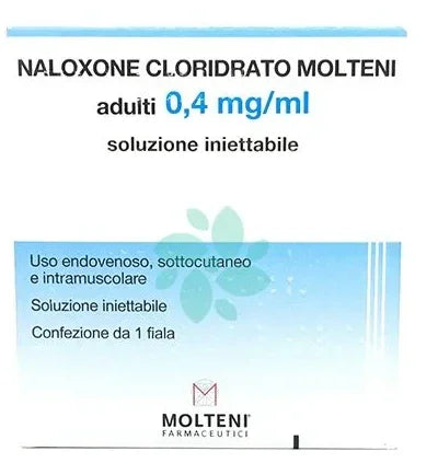 NALOXONE CLOR MOLT ADULTI 0,4 MG/ML SOLUZIONE INIETTABILE 1 FIALA DA 1 ML - Farmaspeed