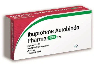 IBUPROFENE AUR 400 MG CAPSULE MOLLI 10 CAPSULE IN BLISTER PVC/PVDC-AL - Farmaspeed