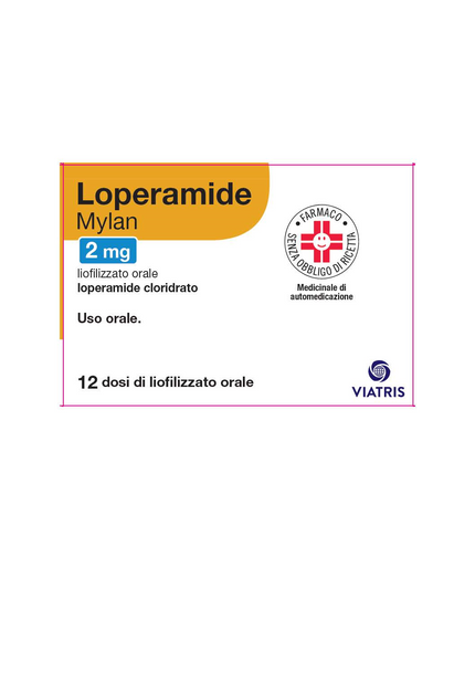 LOPERAMIDE MY 2 MG LIOFILIZZATO ORALE 12 DOSI DI LIOFILIZZATO ORALE IN BLISTER PVC/PA/AL/PVC/PAP/PET/AL