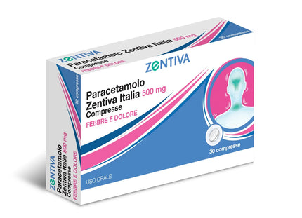PARACETAMOLO ZEN 500 MG COMPRESSA 30 COMPRESSE IN BLISTER PVC/AL - Farmaspeed
