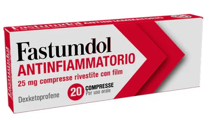 FASTUMDOL ANTINF 25 MG COMPRESSE RIVESTITE CON FILM 20 COMPRESSE IN BLISTER ACLAR/AL - Farmaspeed