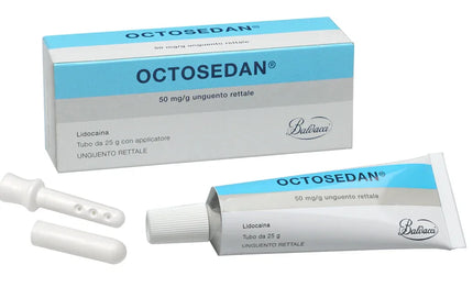 OCTOSEDAN 50 MG/G UNGUENTO RETTALE 1 TUBO AL DA 25 G - Farmaspeed