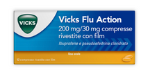VICKS FLU ACTION 200 MG + 30 MG COMPRESSE RIVESTITE CON FILM 12 COMPRESSE IN BLISTER PVC/PCTFE-AL