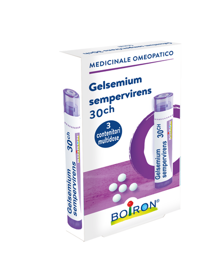 GELSEMIUM BOI 30 CH GRANULI 3 CONTENITORI MULTIDOSE IN PP DA 4 G (80 GRANULI) CON TAPPO DISPENSATORE IN PP