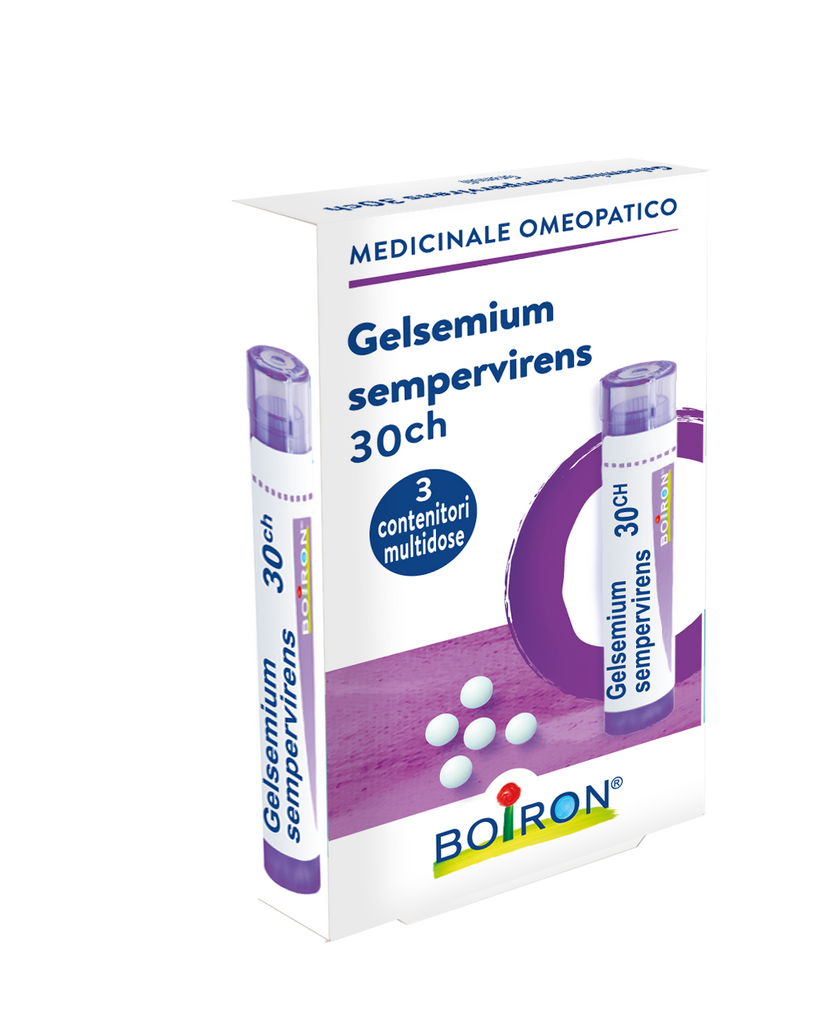 GELSEMIUM BOI 30 CH GRANULI 3 CONTENITORI MULTIDOSE IN PP DA 4 G (80 GRANULI) CON TAPPO DISPENSATORE IN PP
