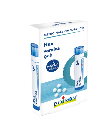 NUX VOMICA BOI 9 CH GRANULI 3 CONTENITORI MULTIDOSE IN PP DA 4 G (80 GRANULI) CON TAPPO DISPENSATORE IN PP - Farmaspeed