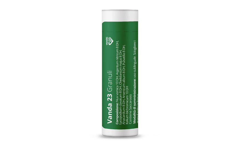 VANDA 23 GRANULI 1 CONTENITORE MULTIDOSE IN PP DA 4 G (80 GRANULI) CON TAPPO DISPENSATORE IN PS - Farmaspeed