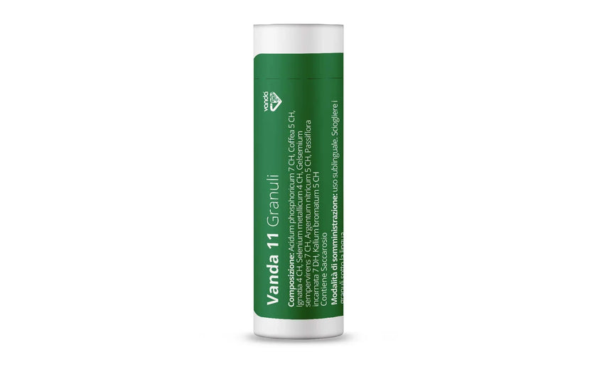 VANDA 11 GRANULI 1 CONTENITORE MULTIDOSE IN PP DA 4 G (80 GRANULI) CON TAPPO DISPENSATORE IN PS - Farmaspeed